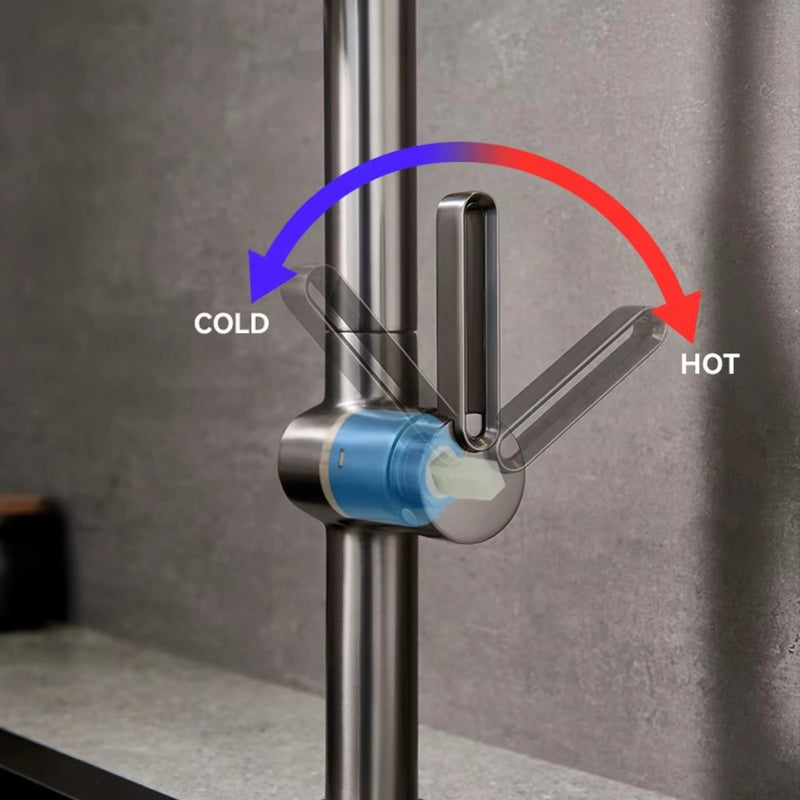 Torneira Gourmet Inox Extensível Spray 360 Bica Alta Armon