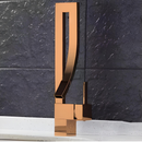 Torneira Moderna Design Bico Recurvo Misturador Monocomando Banheiro