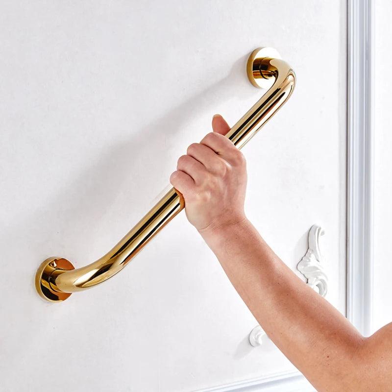 ELLEN Banheiro Seguro Grab Bar 30/40/50CM Antqiue Bronze Latão Sanita Corrimão Grab Bar Chuveiro Suporte de Segurança Handle EL89