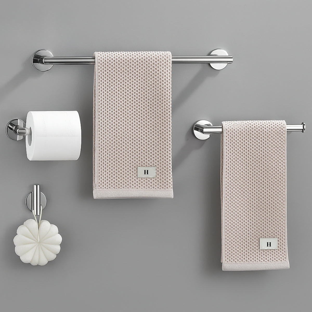 Acessórios Para Banheiro Inox Cromado Belfor Homedeccori - Homedeccori