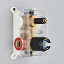 Chuveiro á gás Completo 20cm Preto Fosco Parede Orelli