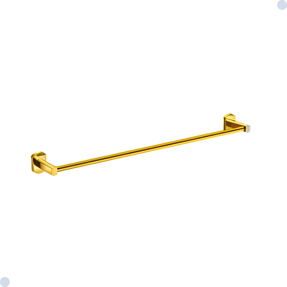 Acessórios Para Banheiro Inox Dourado Redondo 6 peças Golden Circle