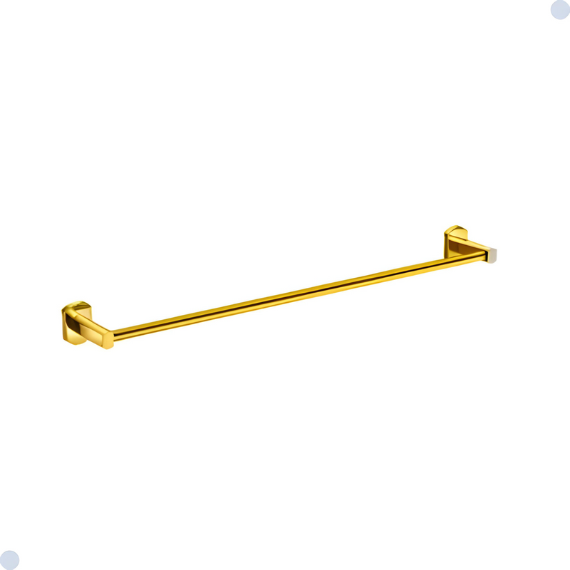 Acessórios Para Banheiro Inox Dourado Redondo 6 peças Golden Circle