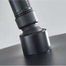 Chuveiro á gás Completo 20cm Preto Fosco Parede Orelli