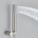 Chuveiro á gás Completo 20cm Níquel Escovado Orelli Homedeccori