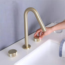 Torneira Duplocomando Banheiro Misturador Luxo Bica Alta Cristales