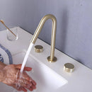 Torneira Duplocomando Banheiro Misturador Luxo Bica Alta Cristales