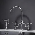 Torneira Gourmet Inox Duplocomando Extensível Ravenna