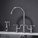 Torneira Gourmet Inox Duplocomando Extensível Ravenna