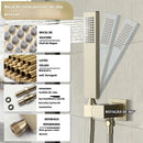 Ducha De Teto Spa Inox 40x40 Conjunto Completo Halo