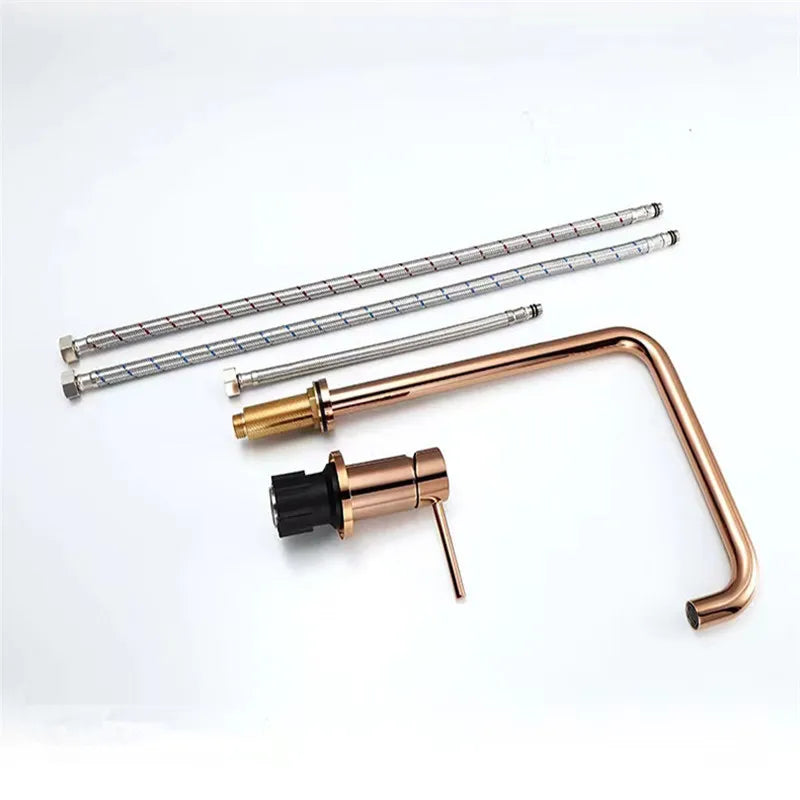 Torneira Para Banheiro Monocomando Inox Bica Alta Pivô