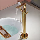 Torneira de Piso para Banheira com Ducha Manual Brixon