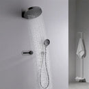 Ducha De Parede Spa Cascata Inox Completa Thermis