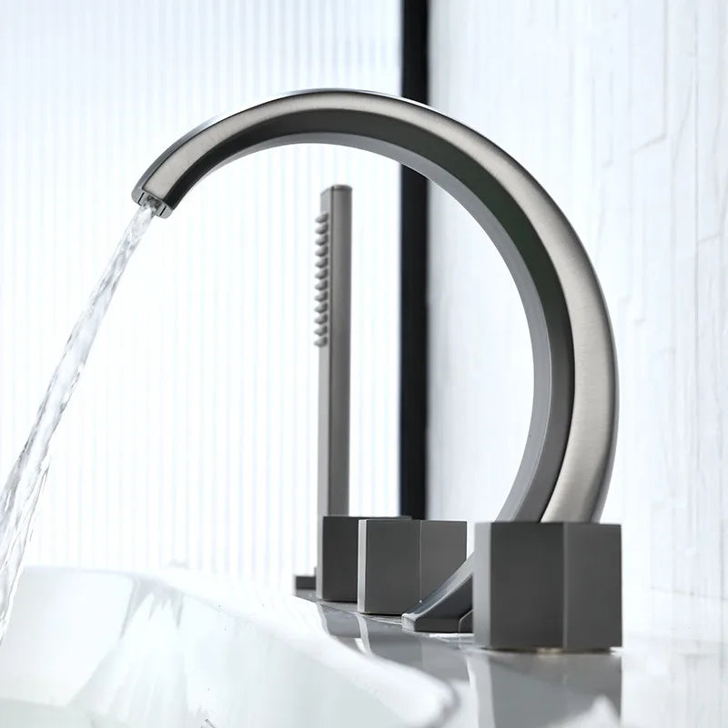 Misturador Banheira Embutir Duplocomando Cascata Iseo