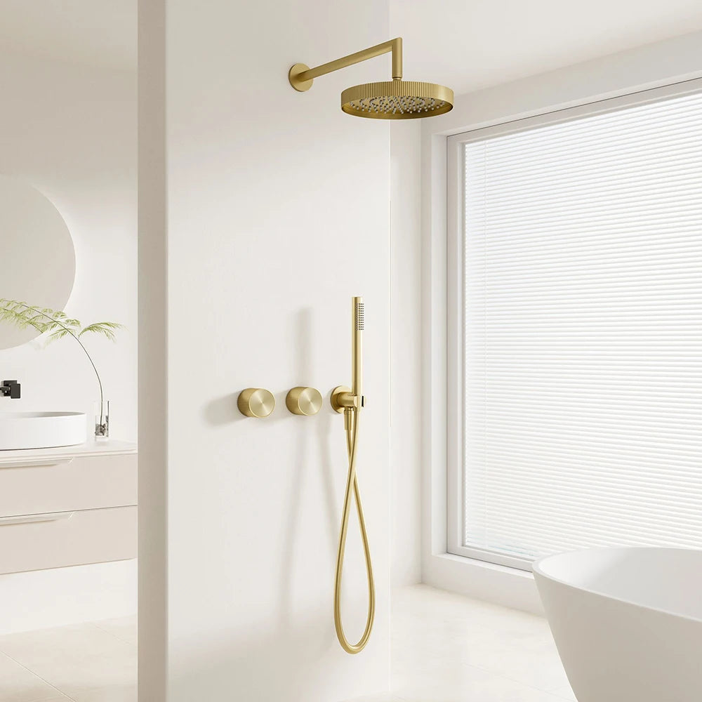 Ducha De Parede Spa Inox Completa Monocomando Menaggio