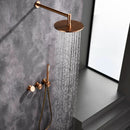 Ducha De Parede Spa Inox 25cm Redonda Completa Velato