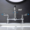 Torneira Gourmet Cozinha Inox Duplo Comando Vintage Wexford