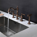 Torneira Gourmet Cozinha Inox Duplo Comando Vintage Wexford