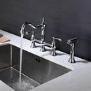 Torneira Gourmet Cozinha Inox Duplo Comando Vintage Wexford