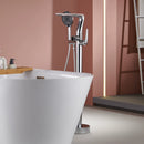 Torneira de Piso para Banheira com Ducha Manual Brixon