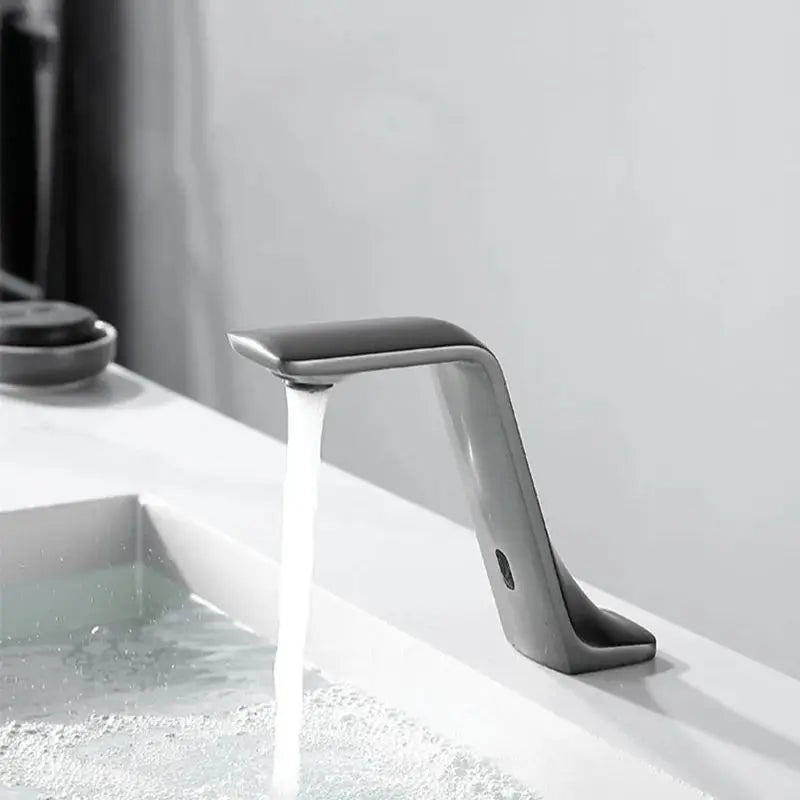 Torneira Banheiro Automática Sensor Inox Aqua Touch