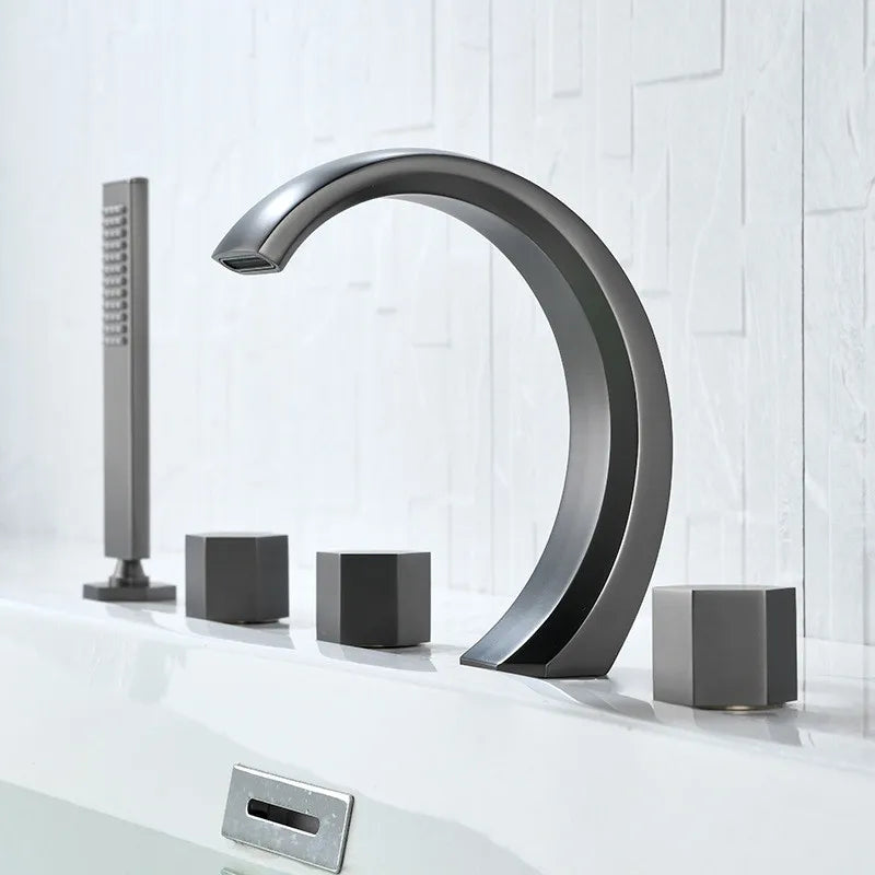 Misturador Banheira Embutir Duplocomando Cascata Iseo