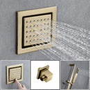 Ducha De Teto Embutir Inox 90x30 LED Bluetooth 6 Jatos Altezza