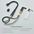 Torneira Gourmet Monocomando Extensível Com Dispenser Flowix