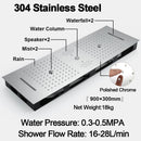 Ducha De Teto Embutir Inox 90x30 LED Bluetooth Spa Ferrara