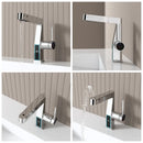 Torneira Para Banheiro Inox Monocomando LED Multifuncional Lumex