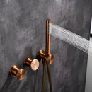 Ducha De Parede Spa Inox 25cm Redonda Completa Velato