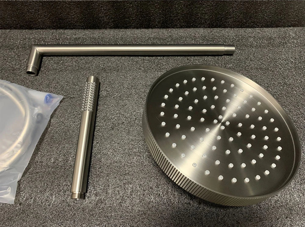 Ducha De Parede Spa Inox Completa Monocomando Menaggio