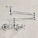 Torneira Gourmet Articulada Dobrável Inox Duplo Comando Fontenay