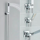 Chuveiro De Teto Quadrado Inox Cromado Ultraslim