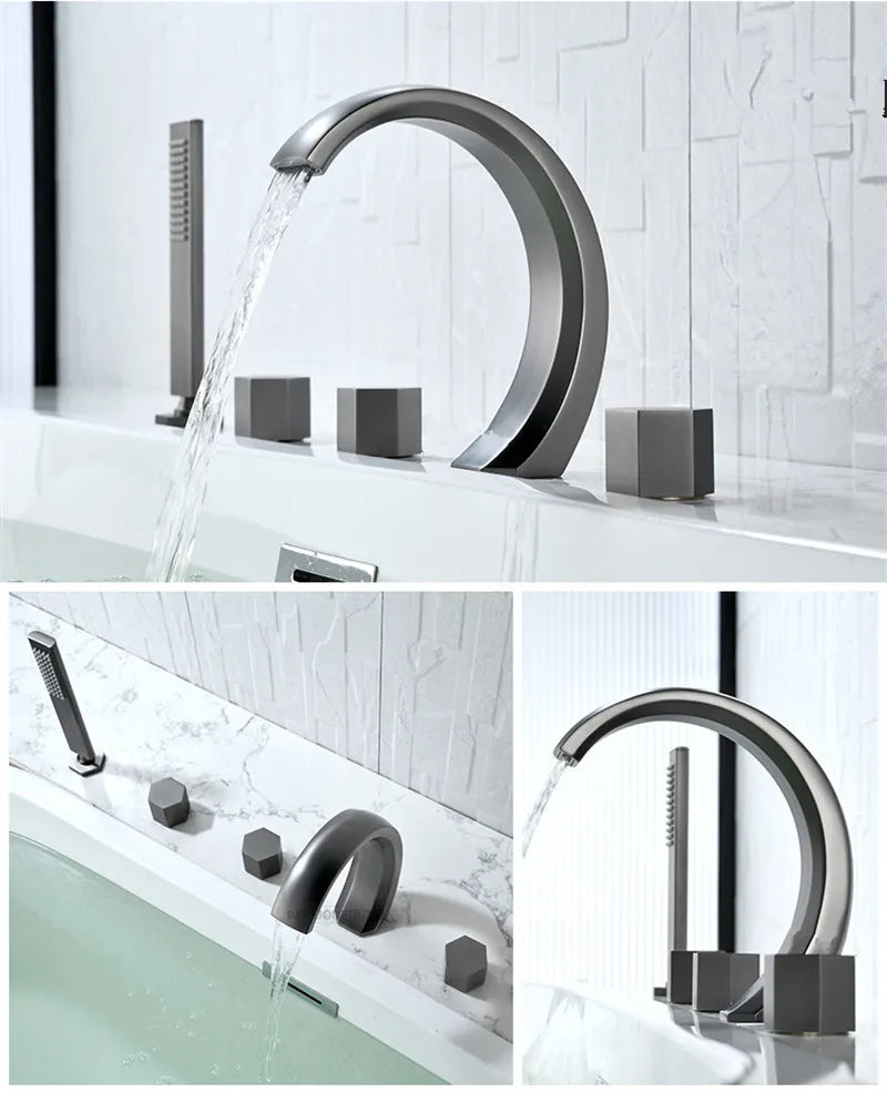 Misturador Banheira Embutir Duplocomando Cascata Iseo
