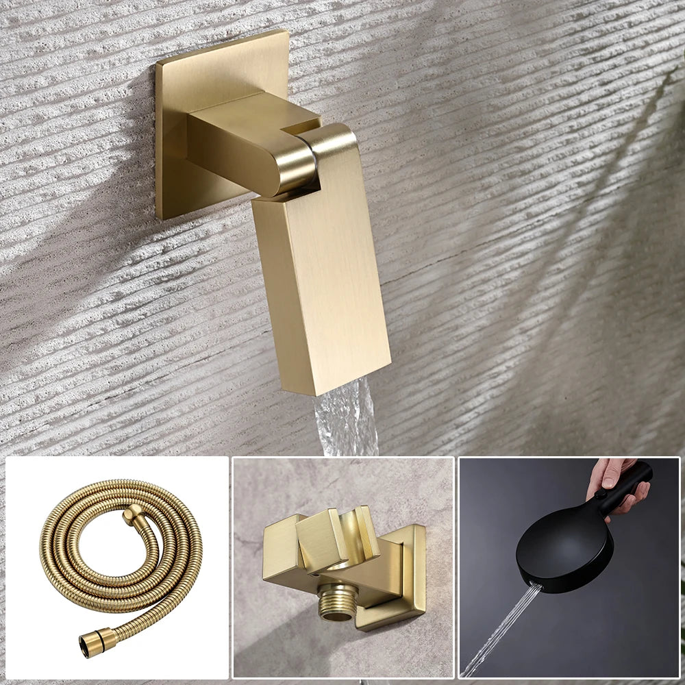 Ducha De Teto Embutir Inox 55x55 LED Bluetooth Spa Cremona - Homedeccori