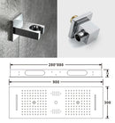 Ducha De Teto Embutir Inox 90x30 LED Bluetooth Spa Ferrara