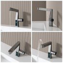 Torneira Para Banheiro Inox Monocomando LED Multifuncional Lumex