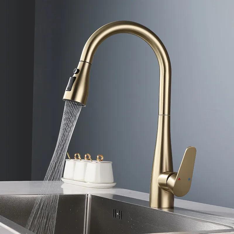 Torneira Gourmet Monocomando Extensivel Aurum - Homedeccori
