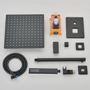 Chuveiro De Teto Quadrado Inox Preto Fosco Ultraslim