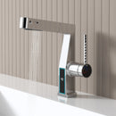 Torneira Para Banheiro Inox Monocomando LED Multifuncional Lumex