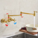 Torneira Gourmet Articulada Dobrável Inox Duplo Comando Fontenay
