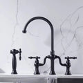 Torneira Gourmet Inox Duplocomando Extensível Ravenna