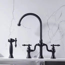 Torneira Gourmet Inox Duplocomando Extensível Ravenna