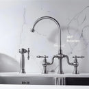 Torneira Gourmet Inox Duplocomando Extensível Ravenna