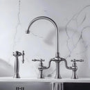 Torneira Gourmet Inox Duplocomando Extensível Ravenna