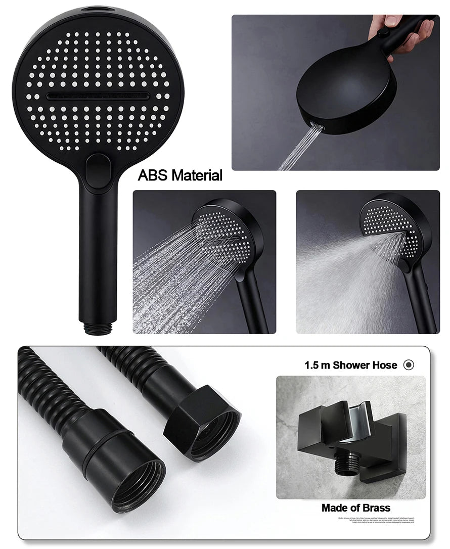 Ducha De Teto Embutir Inox 58x38 LED Bluetooth Spa Vortex