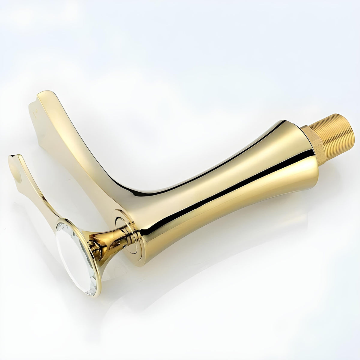 Torneira Para Banheiro Monocomando Com Cristal Reale - Homedeccori