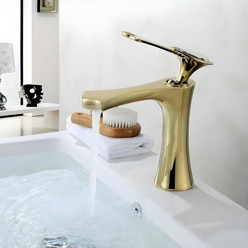 Torneira Para Banheiro Monocomando Com Cristal Reale