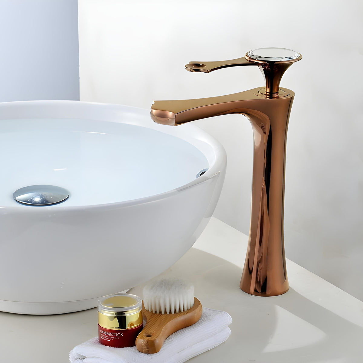 Torneira Para Banheiro Monocomando Com Cristal Reale - Homedeccori